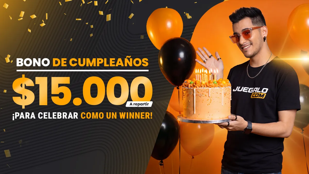 Ejemplo de campaña de bono de cumpleaños de Juegalo